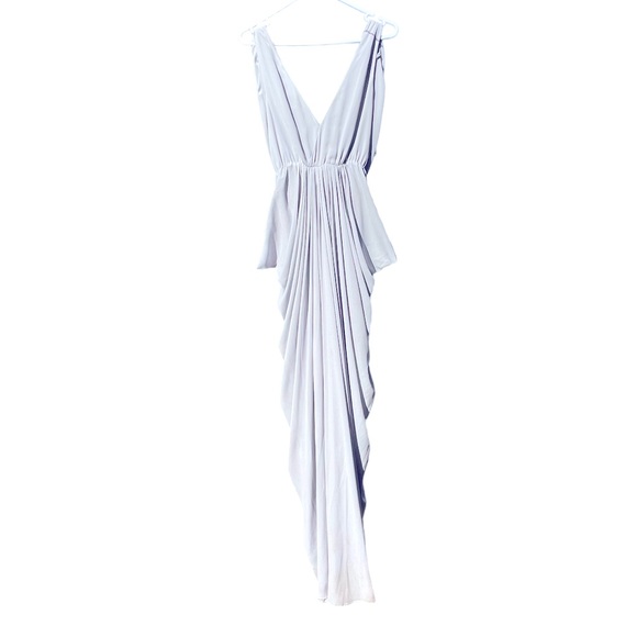 SHEIKE drapery maxi Dress,size 8-soft blue - Picture 3 of 6